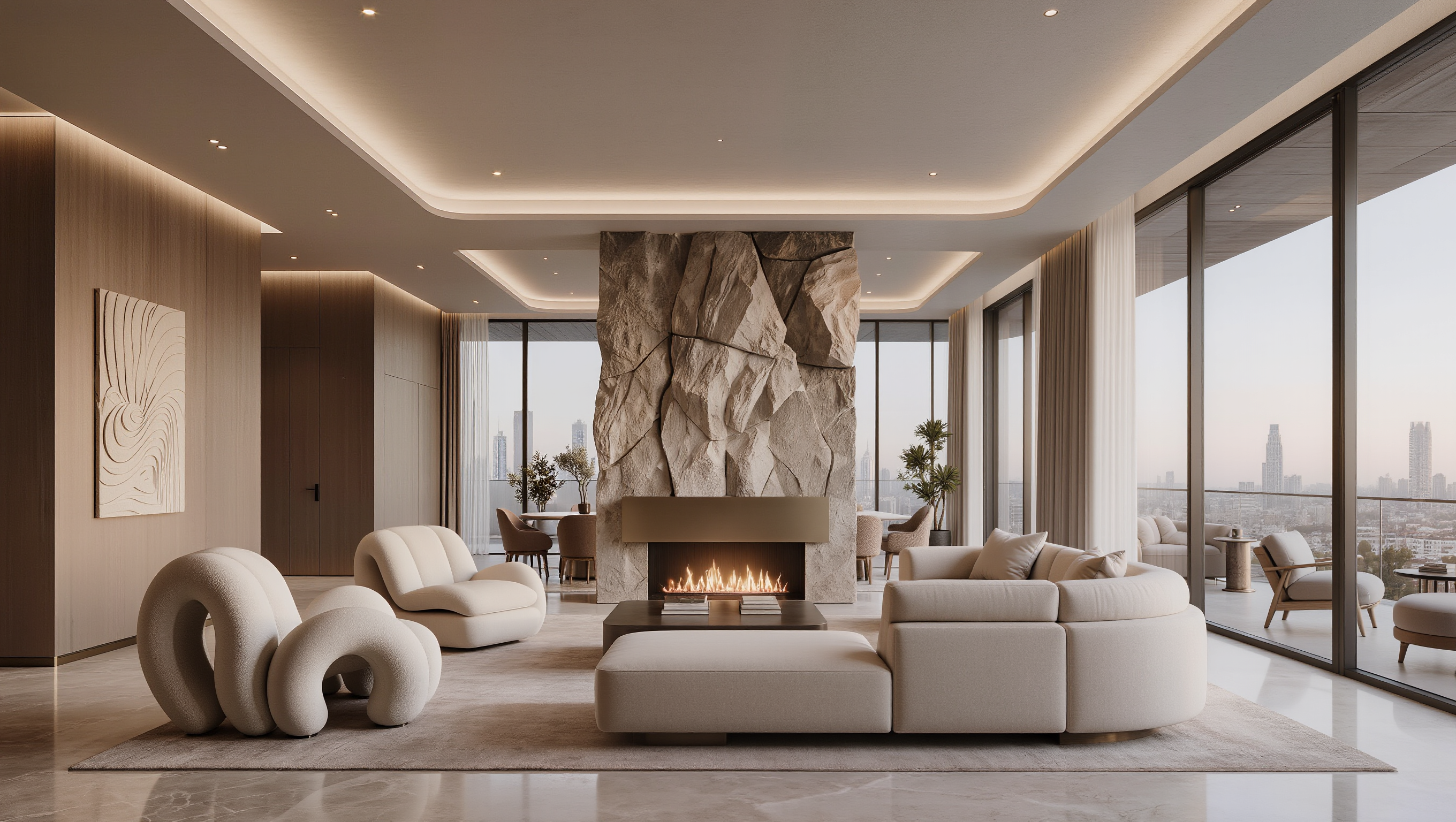 Penthouse Meridian · Living Room